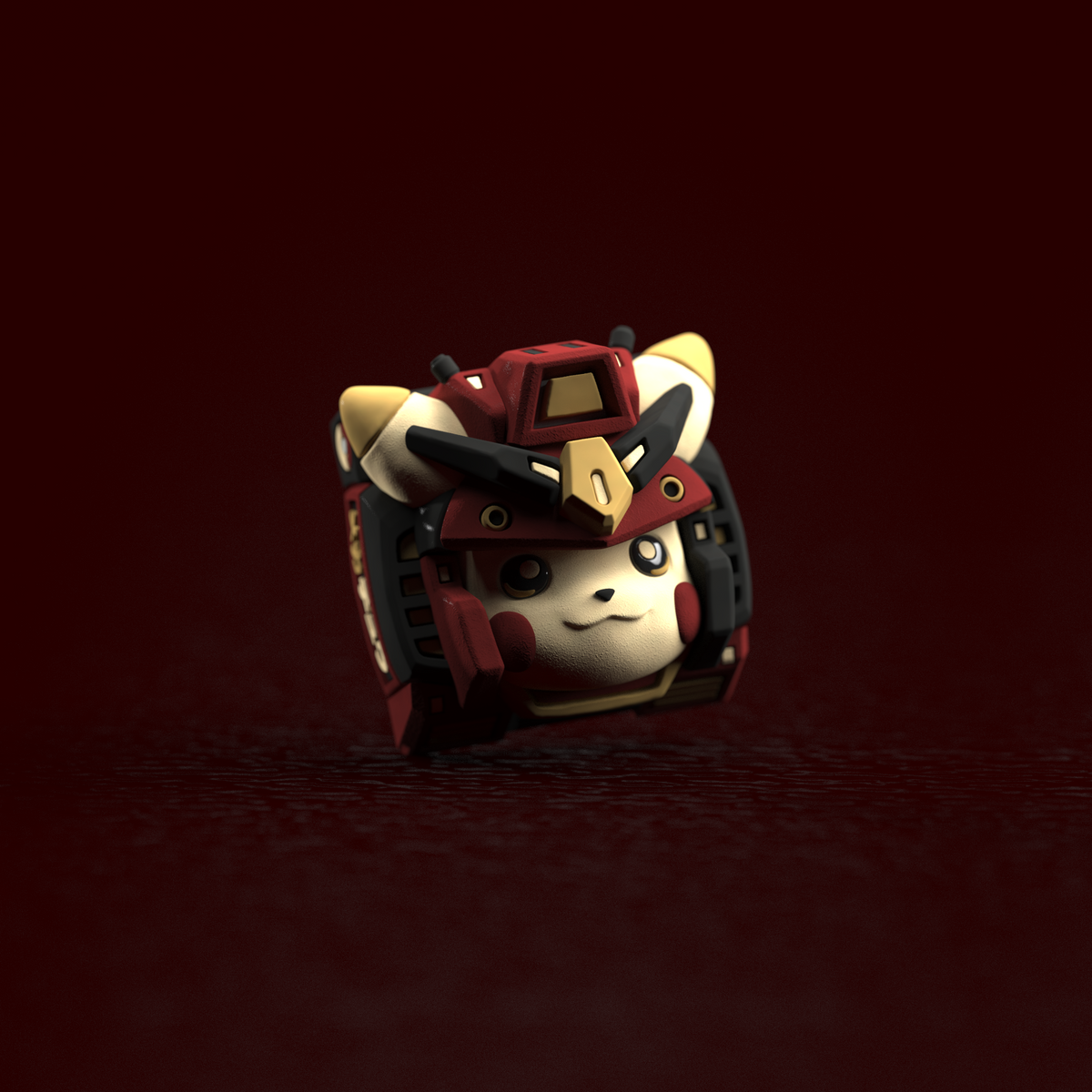 Mekachu - Red Samurai